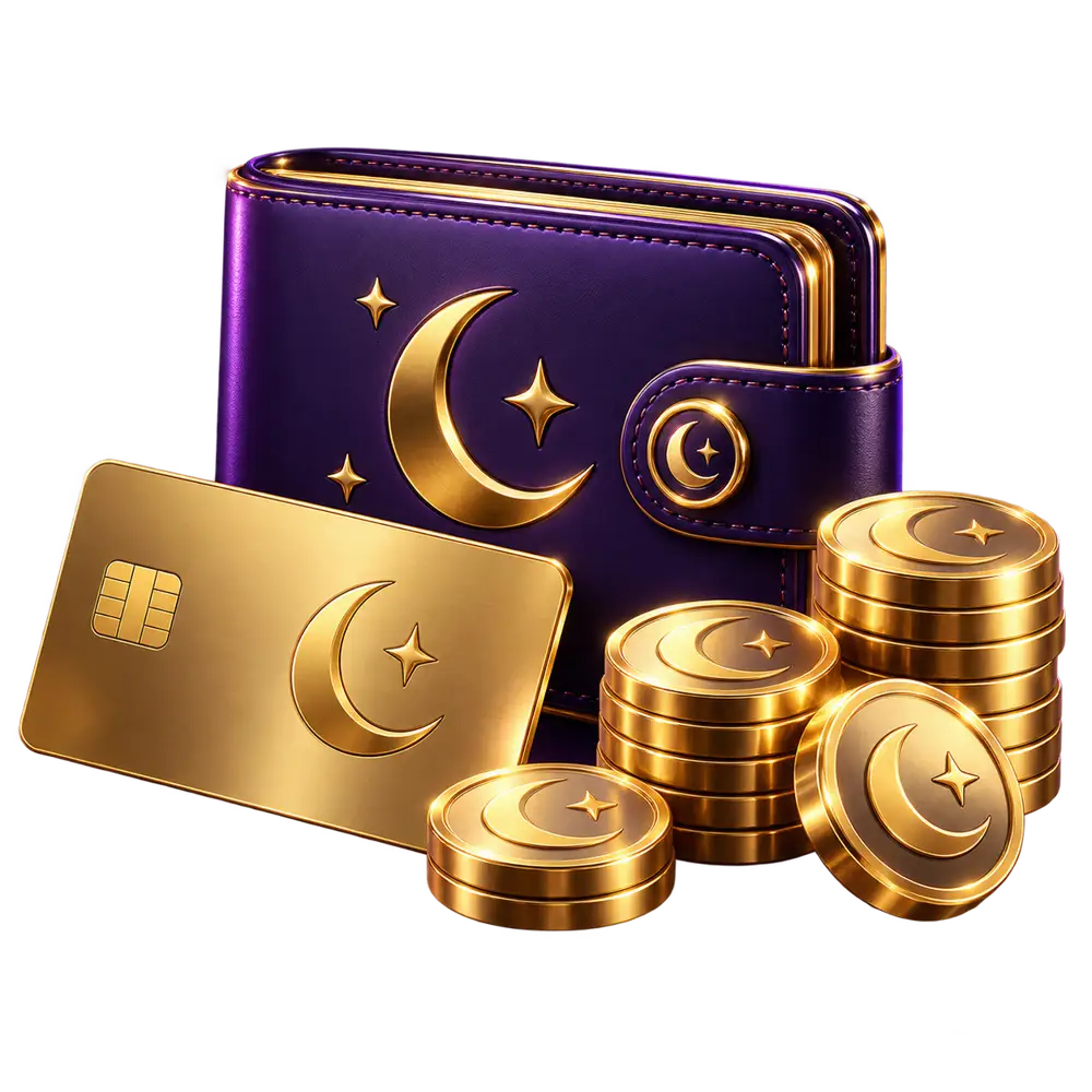 Nightluck Casino wallet and payment illustration